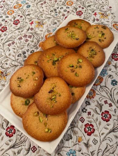 Hazelnut Honey and Pistachio Craquants